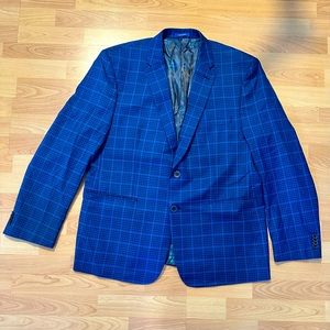 Blue Sports Jacket. By Vince Camuto, purchased from Karako Suits.